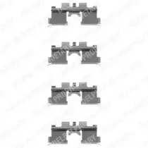 LX0079 DELPHI Комплектующие, колодки дискового тормоза