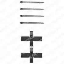 LX0109 DELPHI Комплектующие, колодки дискового тормоза