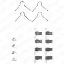 LX0131 DELPHI Комплектующие, колодки дискового тормоза