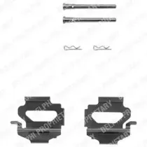 LX0149 DELPHI Комплектующие, колодки дискового тормоза