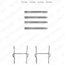 LX0154 DELPHI Комплектующие, колодки дискового тормоза