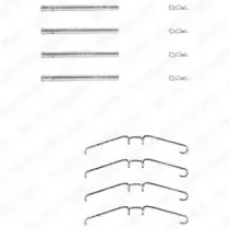 LX0157 DELPHI Комплектующие, колодки дискового тормоза