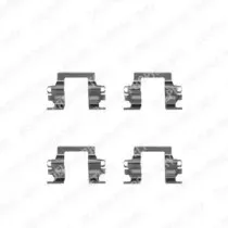 LX0207 DELPHI Комплектующие, колодки дискового тормоза