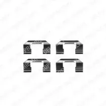 LX0232 DELPHI Комплектующие, колодки дискового тормоза