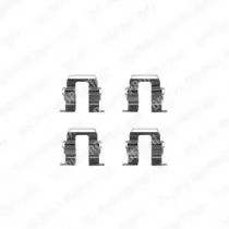 LX0256 DELPHI Комплектующие, колодки дискового тормоза