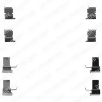 LX0259 DELPHI Комплектующие, колодки дискового тормоза