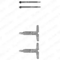 LX0312 DELPHI Комплектующие, колодки дискового тормоза
