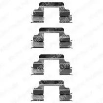 LX0334 DELPHI Комплектующие, колодки дискового тормоза