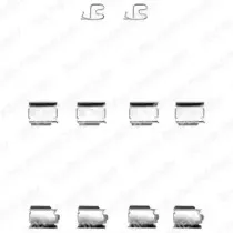 LX0343 DELPHI Комплектующие, колодки дискового тормоза