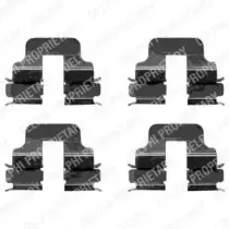 LX0344 DELPHI Комплектующие, колодки дискового тормоза