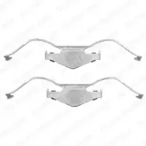 LX0353 DELPHI Комплектующие, колодки дискового тормоза