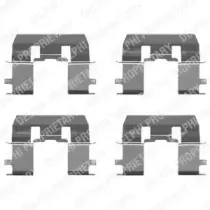 LX0368 DELPHI Комплектующие, колодки дискового тормоза