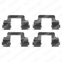 LX0383 DELPHI Комплектующие, колодки дискового тормоза