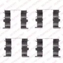 LX0418 DELPHI Комплектующие, колодки дискового тормоза