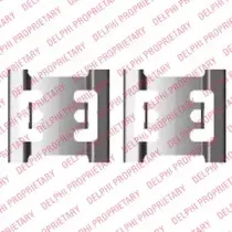 LX0428 DELPHI Комплектующие, колодки дискового тормоза