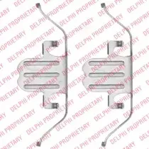 LX0494 DELPHI Комплектующие, колодки дискового тормоза