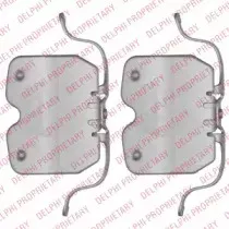 LX0504 DELPHI Комплектующие, колодки дискового тормоза