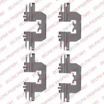 LX0524 DELPHI Комплектующие, колодки дискового тормоза