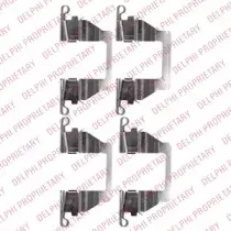 LX0527 DELPHI Комплектующие, колодки дискового тормоза