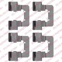 LX0534 DELPHI Комплектующие, колодки дискового тормоза