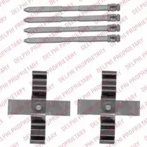 LX0544 DELPHI Комплектующие, колодки дискового тормоза