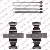 LX0546 DELPHI Комплектующие, колодки дискового тормоза