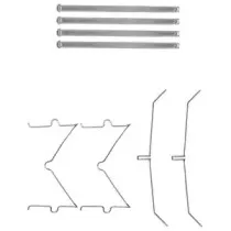LX0627 DELPHI Комплектующие, колодки дискового тормоза