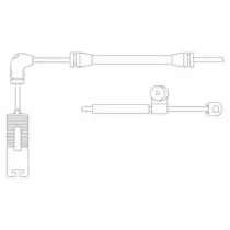 LZ0150 DELPHI Контрольный контакт, контроль слоя тормозных колодок