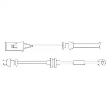 LZ0176 DELPHI Контрольный контакт, контроль слоя тормозных колодок