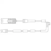 LZ0192 DELPHI Контрольный контакт, контроль слоя тормозных колодок