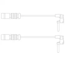 LZ0230 DELPHI Контрольный контакт, контроль слоя тормозных колодок