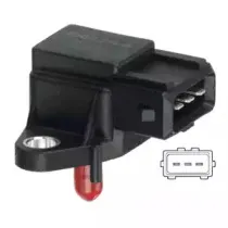 PS10166 DELPHI Датчик, давление во впускной трубе