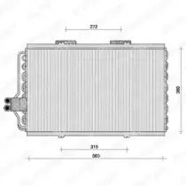 TSP0225062 DELPHI Конденсатор, кондиционер