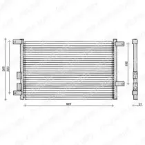 TSP0225108 DELPHI Конденсатор, кондиционер