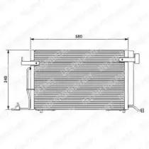 TSP0225176 DELPHI Конденсатор, кондиционер