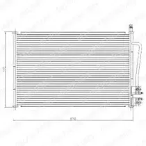 TSP0225459 DELPHI Конденсатор, кондиционер