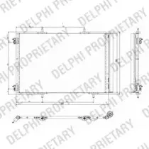 TSP0225642 DELPHI Конденсатор, кондиционер