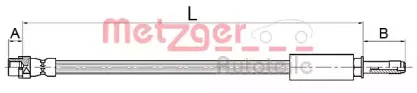 4110145 METZGER Тормозной шланг