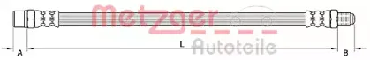4110754 METZGER Тормозной шланг