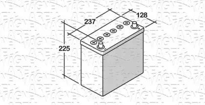 068045030010 MAGNETI MARELLI Стартерная аккумуляторная батарея