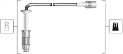 941318111284 MAGNETI MARELLI Комплект проводов зажигания