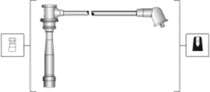 941318111288 MAGNETI MARELLI Комплект проводов зажигания