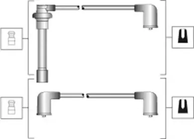 941318111289 MAGNETI MARELLI Комплект проводов зажигания