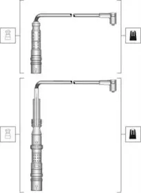 941318111297 MAGNETI MARELLI Комплект проводов зажигания