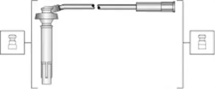 941318111309 MAGNETI MARELLI Комплект проводов зажигания