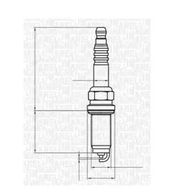062000786304 MAGNETI MARELLI Свеча зажигания