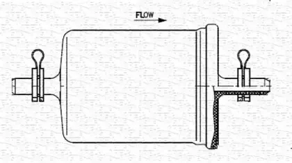 213908420000 MAGNETI MARELLI Топливный фильтр
