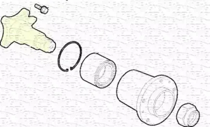 306011900100 MAGNETI MARELLI Поворотный кулак, подвеска колеса