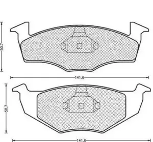 430216170390 MAGNETI MARELLI Комплект тормозных колодок, дисковый тормоз