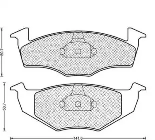 430216170408 MAGNETI MARELLI Комплект тормозных колодок, дисковый тормоз